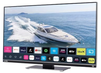 Avtex NEW W249TS-U 24 Smart TV for Motorhome Caravan Truck Boat - 12v 24v 240v Super Slim LED Wifi Bluetooth Connected Television Full HD built-in Freesat Satellite Decoder