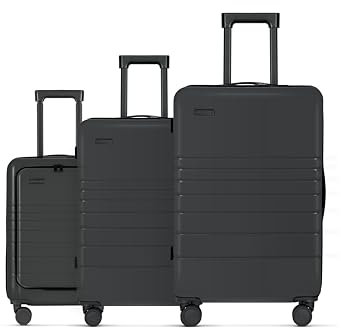 ETERNITIVE - Set de 3 Valises Rigides en ABS, Serrure TSA, Roulettes 360°, Bagage Voyage