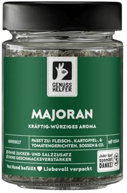 Bremer Gewürzhandel Majoran, gerebelt, klassisches Wurstgewürz, ideal für Suppen und Eintöpfe, 12g im Glas