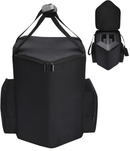 AZURAOKEY Sac de voyage portable pour haut-parleur compatible avec Bose S1 Pro/Pro +, étui de voyage à double fermeture éclair avec poches, anti-rayures, grande capacité, sac de transport