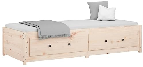 vidaXL Tagesbett ohne Matratze 90x200 cm Massivholz Kiefer