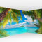 murando Eckfototapete Meer und Strand 550x250 cm Vlies Tapeten Wandtapete XXL Moderne Fototapete Wanddeko Design Wand Dekoration Wohnzimmer Schlafzimmer Büro Flur Natur Landschaft n-A-10068-a-a