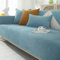 GKXLH Sofa überzug Waschbar - Neue Weiche Chenille Sofa Cover, rutschfeste Sofabezug 2 3 4 Sitzer Couch überzug Sofaüberwürfe für Sektionssofa, Sofa Bezug L Form Möbelschutz (Hellblau, 90x180cm)
