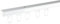 SN DECO GROUP SN DECO - Objektschiene RS Set 1 läufig weiß 350cm (2x175) vorgebohrt, Innenlauf, Vorhangschiene