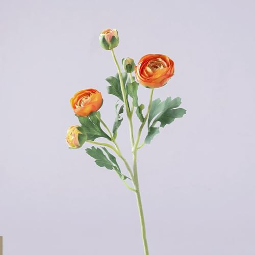 TVIVID Künstliche Ranunkeln Blumen mit echtem Stiel, künstliche Pfingstrosen, Hochzeitsdekoration, Haushaltssimulation, künstliche Blumen