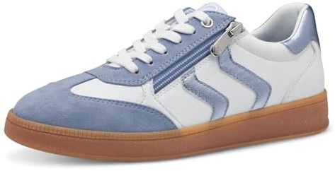 MARCO TOZZI Damen 2-23739-44 Sneaker, White Lt Blue, 37 EU