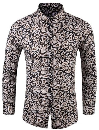Kurzarm Herren Casual T-Shirt Herren Trend Mode Druck T-Shirt Herren Vintage All-Match Shirt Herren Urlaub Outdoor Reise Strandshirt Herren Tops Herren C-Khaki 4XL