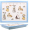 The Leonardo Collection Faithful Friends Dog Laptray With Bean Bag for Serving Dishes | Lovely Lap Trays for Eating on Lap for Dinner or Breatfast | Newly Designed Food Trays for Lap