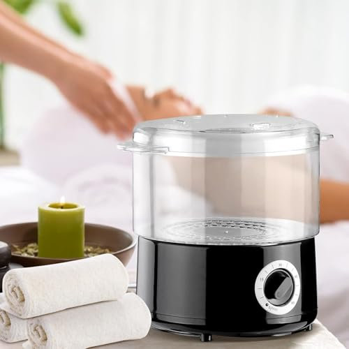 Ovshnrr Vaporizador de Toallas, Calentador de Toallas de SPA diurno, Desinfección de Toallas, Vaporizador de Toallas Calientes de Calentamiento, para SPA/faciales/Afeitado/peluquería