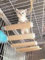 EHOTER Katzenklettergerüst Outdoor Katzenbaum Wand Kletterbrücke Kletterseil Leiter für Katze Haustiere Klettergerüst für Wand Katzenwand Möbel Seil (A)