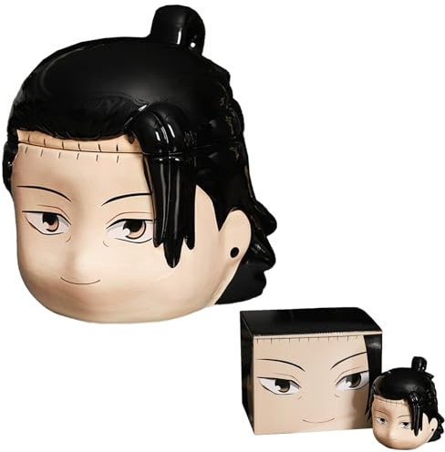 Taza de anime, taza de té Geto Suguru, Jujutsu Kaisen Anime Regalos Hecho a mano Taza de porcelana Taza de café Té Leche Taza de Cerámica Taza de Oficina para Navidad Cumpleaños Aniversario 400ML