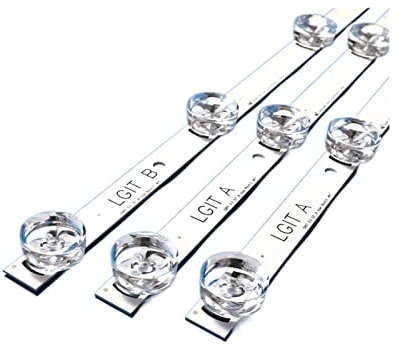 WUWMTUTCK 3 X LED Bande de rétroéclairage adapté for LG 32 TV Innotek DRT 3.0 32 Lgit DRT3.0 apte for WOOREE A/B UOT 32MB27VQ 32LB5610 32LB552B 32LF5610 LG32LF560