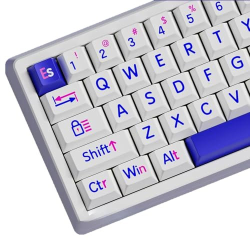 Kleins Blue 125Keys Original Höhe Tastenkappe Farbsublimationen PBTs Tastenkappen für 60 80 61 mechanische Tastaturen Tastenkappe
