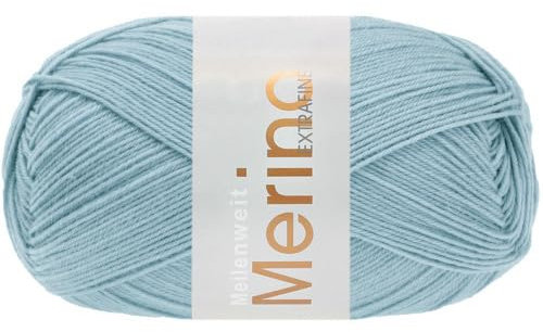 LANA GROSSA Meilenweit 100 Merino extrafine | Hochwertiges Sockengarn, waschmaschinenfest | Handstrickgarn aus 75% Schurwolle & 25% Polyamid | 100g Wolle, Stricken & Häkeln | 420m Garn FB2460