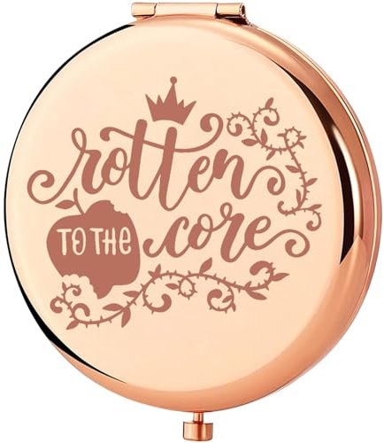 KEYCHIN Evil Musical Taschenspiegel Jay & Mal Fans Geschenk Rotten to The Core Taschenspiegel Descendants Mal Merch (Rotten to-RG)