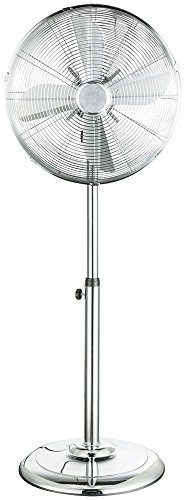 Zanbeel 16-Inch Pedestal Fan, 50W, 3-Speed, Oscillating, Metal Floor Standing Fan with Aluminium Blades