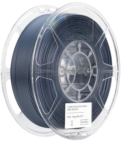 eSUN PC Filament 1.75mm 0.5KG, PC-HT High Temperature Resistant,Grey | 1.75mm 3D Printer Filament