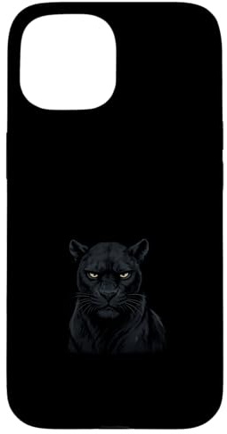 Black Edition - Schwarzer Panther Motiv Dark Style Geschenk Hülle für iPhone 15