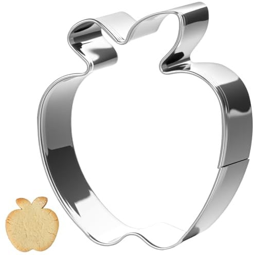 Apfel Keksausstecher Plätzchen Ausstecher Herbst Ausstecher Herbst Keksausstecher Ausstechformen Obstform Ausstechformen Thanksgiving Weihnachtsapfelkuchenform Zum Backen von Plätzchen(8 x 7 cm)