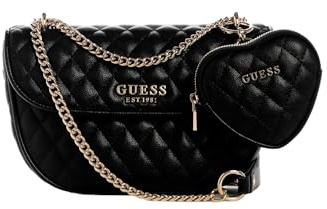 GUESS Atabey Convertible Crossbody Flap, Black, One Size, Atabey Convertible Crossbody Flap