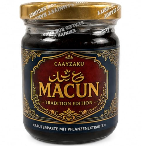 JuStyle Macun Blue Edition – 240 g Herbal Paste with Ginseng & Plant Extracts – Natural Aphrodisiac for Energy, Vitality & Male Performance