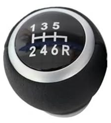 TWMEU Schaltknäufe Für SUBARU Für LEGACYFür OUTBACK Für FORESTER Für IMPREZA Für STI 5 6 Geschwindigkeit Getriebe Stick Shifter Hebel Schaltknauf Schaltknaufkopf(6speed)