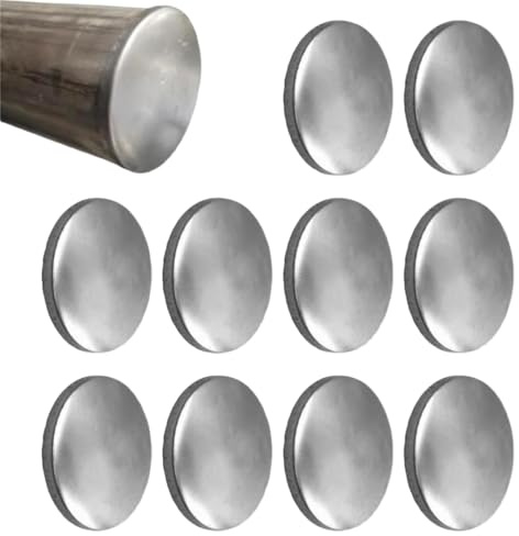 Lot de 10 capuchons ronds de poteau de clôture en fer galvanisé (140 mm), décoration extérieure durable, convient aux poteaux de 40 à 160 mm, idéal pour clôtures et aménagement paysager