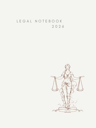 Legal Notebook 2026: Case Brief & Study Notebook for Law and Paralegal Students