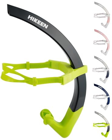BOOSTEADY Boccaglio da Nuoto a Grande Diametro, Accessorio per Nuoto e Snorkeling con Tubo Aerodinamico, Boccaglio in Silicone e Valvola di Scarico Unidirezionale