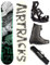 Airtracks Herren Snowboard Set Freestyle Freeride Wide Board Steezy Wide 160 - Snowboard Bindung Master - Softboots Strong ATOP 44 - SB Bag