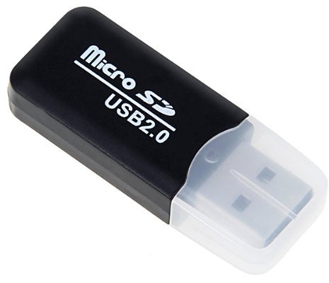 VSHOP® Clé USB 2.0 Lecteur Adaptateur Micro Carte SD - Noir