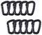 10 pcs 80mm Karabiner Clip Verschluss Haken Schlüsselring Halter