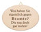Brink Holzspielzeug Spruchbrett Beamte Spruchschild Wandschild Holz Aufhänger Türschild Beamte Schild