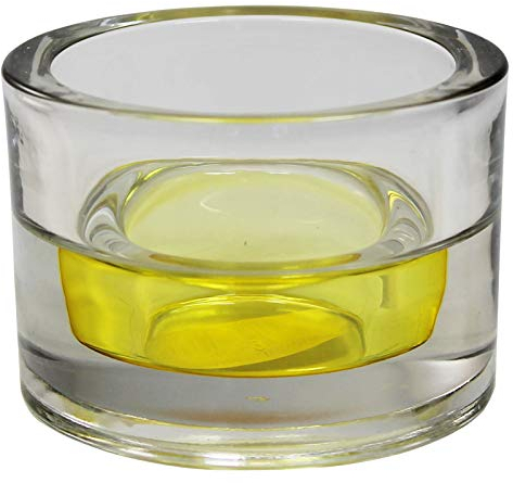 Ebersbacher Kerzenfabrik GmbH Kerzenhalter Jumbo Maxi gelb für Teelichter & Maxi-Teelichter ca. (ØxH) 80 x 55 mm