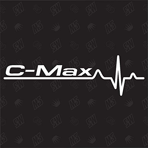 C-Max Herzschlag - Sticker für Ford
