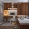 JSEVEM 40CM×5M Light Brown Walnut Wood Wallpaper Peel and Stick Waterproof Brown Walnut Wood Grain Contact Paper Vinyl Wrap Self Adhesive Furniture Sticker for Kitchen Cabinets Table Wardrobe Cupboard