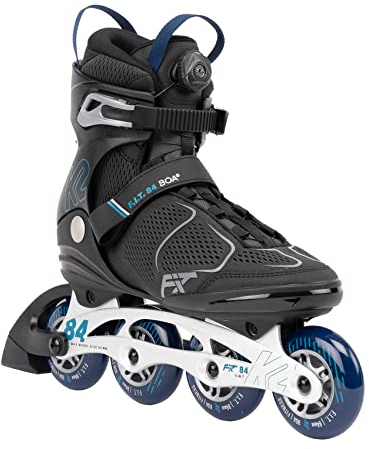 K2 Skates Herren Inline Skates F.I.T. 84 BOA, Grey - Blue, 30G0615.1.1.130