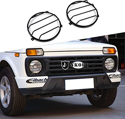 Nebelscheinwerfer-Schutzrahmen aus Aluminiumlegierung, 2 Stück, für NIVA Zubehör hinten rücklicht Schutz rahmenverkleidung (Scheinwerfer rahmenverkleidung-C)