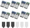 RtottiM 18 Pcs USB 3.1 Type C Male & Female Plug & Socket Connector USB3.1 C type PCB Board Welding Line USB 3.1C Interface Plug with Black and White Shell