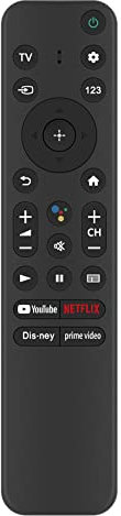 RMF-TX800U Replace Smart Voice Search Remote Control fit for Sony A80K X80K X95K X90K X85K 4K HDR LED Smart TV (2022)