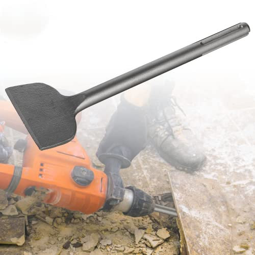 SDS-Max - Cincel de espátula industrial ancho plano 80 x 300 mm 15° ancho cincel para azulejos