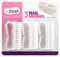 3 x NAIL BRUSH MANICURE PEDICURE SCRUBBING CLEANING BRISTLES REMOVE DIRT HANDLE (White)