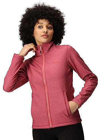 Regatta Womens/Ladies Connie V Softshell Walking Jacket (14 UK) (Rumba Red/Mineral Red)