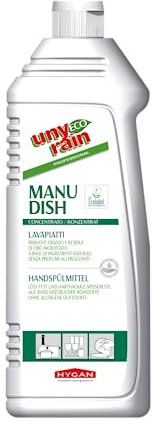 Hautschonendes Handspülmittel, ECOLABEL, 6 x 1000 ml Flasche, pH-neutral, sehr ergiebig