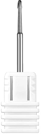 CGBE Brocas Torno Uñas Profesional, Brocas Manicura Carburo de Tungsteno para Quitar Cutícula, Piel Muerta y Dura, Grano Medio, Forma de Seta, Fresas Torno Uñas para Manicure Pedicure