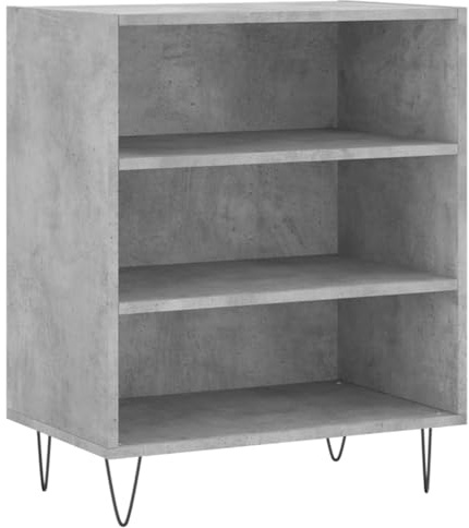 vidaXL Sideboard Betongrau 57x35x70 cm Holzwerkstoff