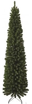 Erland Albero di Natale Slim Realistico, Artificiale in PVC, Base in Metallo, Apertura ad Ombrello (Altezza 180 cm, 490 rami, diametro max 56 cm)