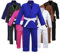 Rightpunch Ultimate Brazilian Jiu Jitsu Gi - sanforisierter Unisex-Bjj-Gi, leichter 450 g/m² Baumwollstoff, perfekte Passform für Männer, Frauen und Kinder, Premium-Trainingsuniform mit