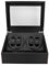 Olvy Uhrenbeweger für 4 Uhren, Watchwinder Box, Extrem Leiser Mabuchi Motor, Flexiblem Uhrenkissen, Watch Winder