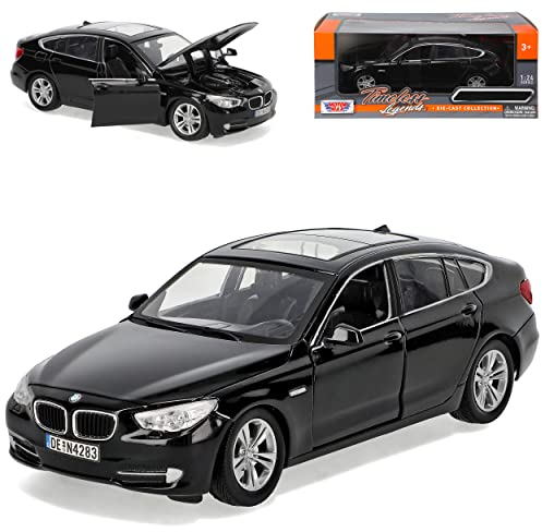 MOTORMAX B*M*W 550i 550 i 5er 5 Er GT Schwarz Gran Turismo F07 Ab 2009 2010 1/24 Modellauto Modell Auto